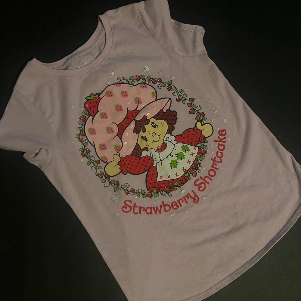 Jumping Beans Strawberry Shortcake Tee - Light Pink